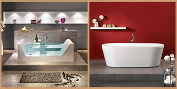 Illustration baignoires